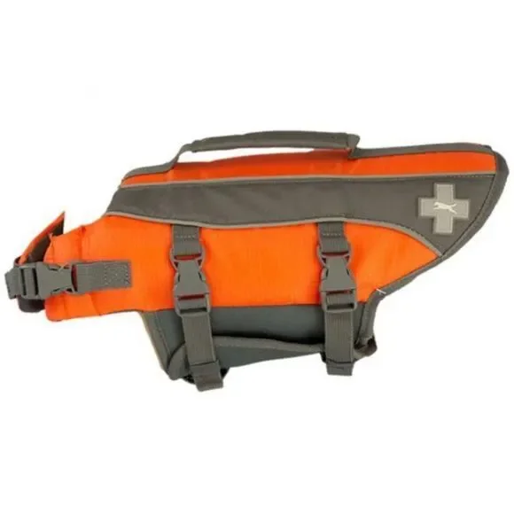 X-Large Dog Life Jacket Reflective Adjustable Flotation Device Orange - Picture 2 of 4